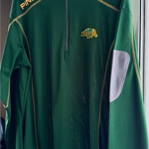 Ping Green Quarter-Zip Pullover with NDSU Logo